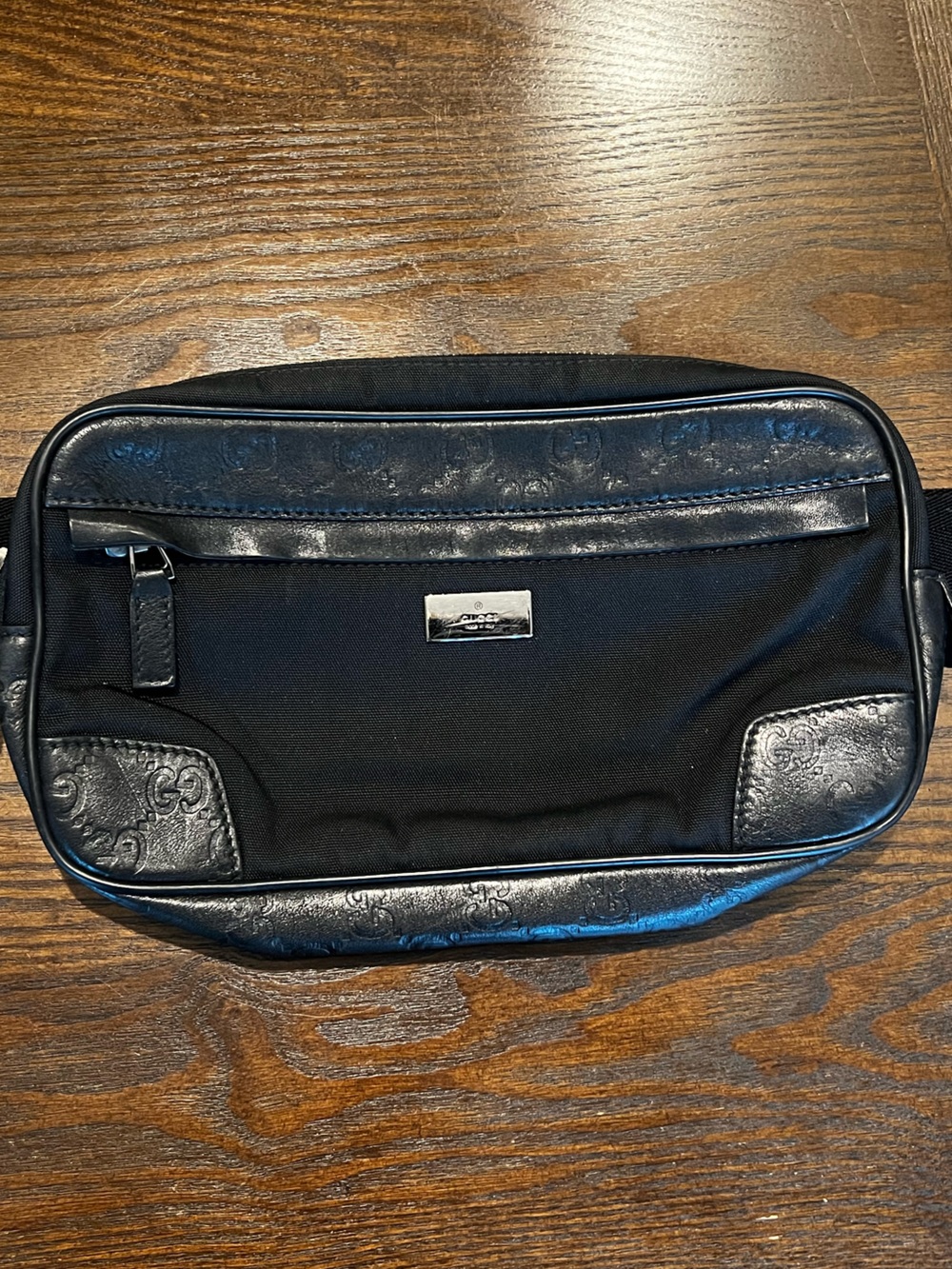 Black Gucci Crossbody Sling Bag